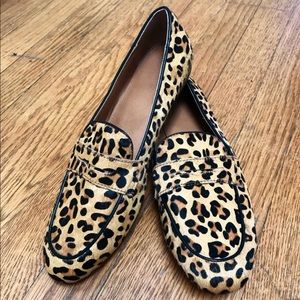 J.Crew Leopard Loafers.